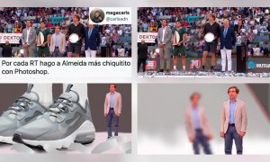 El disparatado hilo que miniaturiza a Almeida en el Mutua Madrid Open que hasta el propio alcalde ha compartido