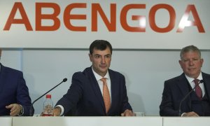 El presidente de Abengoa, Clemente Fernández, durante junta de accionistas de la compañía, en noviembre de 2021. E.P./Joaquin Corchero