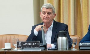 El hasta ahora presidente de la Corporación RTVE, José Manuel Pérez Tornero, comparece en la Comisión Mixta de Control Parlamentario de la Corporación RTVE y sus Sociedades, a 20 de junio de 2022.