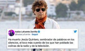 Las redes se despiden de Jesús Quintero: "Jamás hubo un loco tan cuerdo"