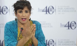 La portavoz del grupo parlamentario Adelante Andalucía, Teresa Rodríguez.