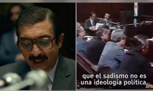 El vídeo viral que mezcla una escena de la película 'Argentina, 1985' con imágenes reales del Juicio a las Juntas: "Piel de gallina"