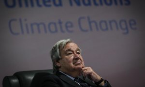 El secretario general de las Naciones Unidas, António Guterres, en la Cumbre del Clima de Sharm el Sheikh (COP27)