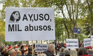 Manifestación multitudinaria en Madrid por la defensa de la sanidad pública y la atención primaria, a 13 de noviembre de 2022.