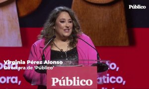 Virginia Pérez Alonso, en la gala del 15º aniversario de 'Público': "Tenemos el compromiso firme de seguir siendo incómodos"