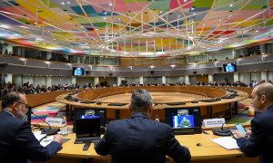 Vista del consejo extraordinario de ministros de energía de la UE, en Bruselas.