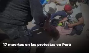 17 fallecidos en la jornada más represiva contra las protestas en Perú