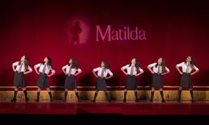 Escenificación de 'Matilda', un musical basado en la famosa novela de Roald Dahl, en Madrid. Imagen de Archivo.