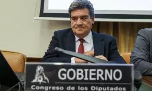 El ministro de Inclusión, Seguridad Social y Migraciones, José Luis Escrivá, comparece en la Comisión de Seguimiento y Evaluación de los Acuerdos del Pacto de Toledo, este miércoles en el Congreso