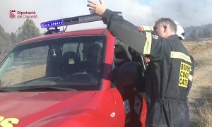 Más de 1500 evacuados en el incendio que afecta a Castellón y Teruel