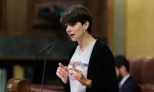 La diputada de ERC Marta Rosique interviene durante una sesión plenaria en el Congreso de los Diputados, a 19 de abril de 2023