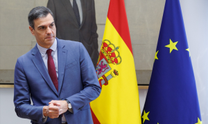 30/05/2023 - El presidente del Gobierno, Pedro Sánchez en el Palacio de la Moncloa, a 30 de mayo de 2023, en Madrid.