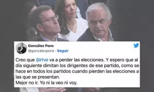 El tuit de Jordi Évole y otras muestras de repulsa a la barbaridad de González Pons contra RTVE