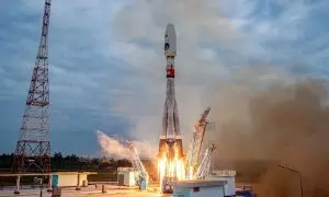 Rusia lanza su nave Luna-25 en el cosmódromo de Vostochny, a 11 de agosto de 2023