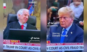 El vídeo viral del juicio de Trump con la melodía de 'The Office'