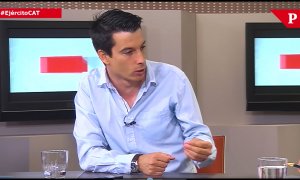El exteniente Segura, durante el programa de PúblicoTV sobre el Ejército y Catalunya.