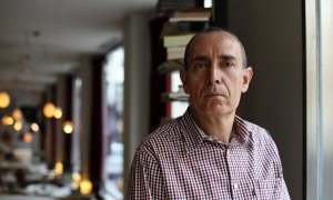 José Luis Rodríguez, autor de la obra 'Agonía, traición y huída'.- JAIRO VARGAS