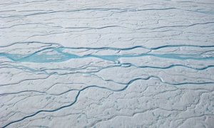 Panorámica del agua de deshielo de Groenlandia. EUROPA PRESS