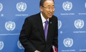 El secretario general de la Organización de las Naciones Unidas (ONU), Ban Ki-moon. REUTERS