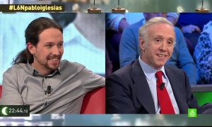Pablo Iglesias y Eduardo Inda.