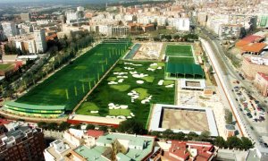 Imagen del parque de Chamberí en el que Aguirre pretendía poner en marcha su proyecto de un campo de golf.