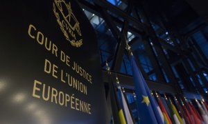 Entrada del Tribunal de Justicia de la UE, en Luxemburgo. AFP