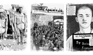 Ilustraciones de Ioannes Ensis para la obra 'Deportado 4443', del periodista Carlos Hernández.
