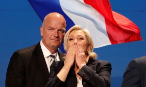 Le Pen, en un acto este lunes en París. REUTERS/Charles Platiau