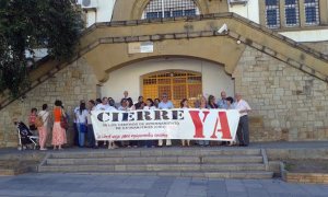 Una protesta por el cierre del CIE de Algeciras.- ARCHIVO