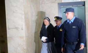 Fotografía cedida por el Ministerio Público Fiscal de Mendoza que muestra a Kosaka Kumiko, una monja católica de origen japonés, que fue imputada por la Fiscalía por su supuesta implicación en un sonado caso de abusos sexuales.- EFE