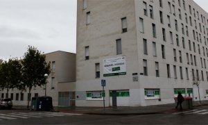 Una de las promocios de vivienda pública que el Ayuntamiento de Madrid vendió al fondo buitre Fidere.- J.V