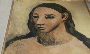 Detalle de "Cabeza de mujer joven" (1906) de Pablo Picasso / EFE