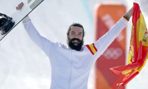 Regino Hernández ha ganado la tercera medalla de España en unos JJOO de Invierno después de 26 años de vacío. EFE /SERGEI ILNITSKY