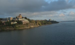 Orilla del fiordo de Lidingo, donde supuestamente apareció el cadáver del vasco. Ferran Barber