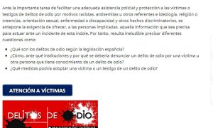 Nueva definición de delito de odio en la web de Interior