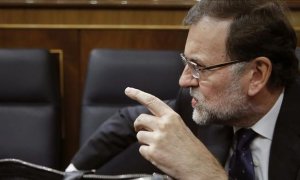 El presidente del Gobierno, Mariano Rajoy, en su escaño del Congreso. EFE/Archivo