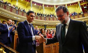 Mariano Rajoy felicita a Pedro Sánchez por la presidencia