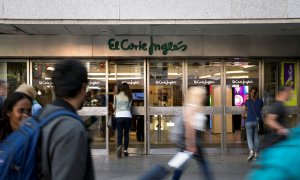 Fachada del establecimiento de El Corte Inglés en la Plaza de Callao, en Madrid. EFE/Luca Piergiovanni