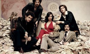 Los protagonistas de la serie italiana 'Roma Criminal'.