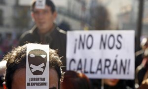 La 'ley mordaza' ha suscitado el rechazo de toda la oposición política y la mayoría de los profesionales de la justicia. REUTERS