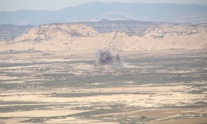 Ejercicio militar reciente - Plataforma Bardenas Libres 2018