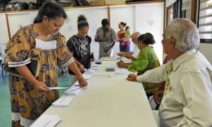 Elecciones en Noumea, capital de Nueva Caledonia, el 22 de abril de 2012. REUTERS