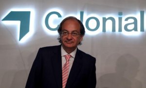 Pere Vinolas, consejero delegado de Colonial en la junta de accionistas de la compañía en Madrid el 24 de mayo de 2018. REUTERS/Sergio Perez