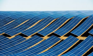 paneles de energía solar. E.P.