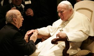 Juan Pablo II y Marcial Maciel el 30 de noviembre del 2004/REUTERS