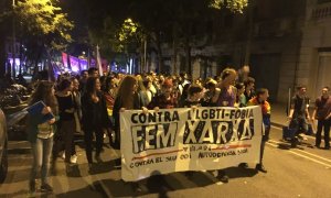 Mobilització contra l'homofòbia. CRIDA LGTBI.