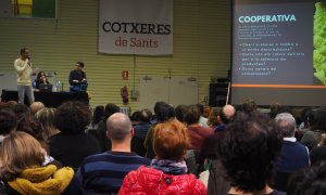 Trobada de Food Coop a les Cotxeres de Sants de Barcelona. FOOD COOP