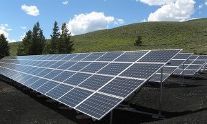 Paneles de energía fotovoltaica.