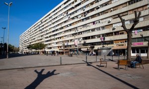 La Rambla de Camarón, un dels espais emblemàtics de La Mina. BRU AGUILÓ.