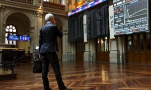 Imagen de archivo de la Bolsa de Madrid. REUTERS